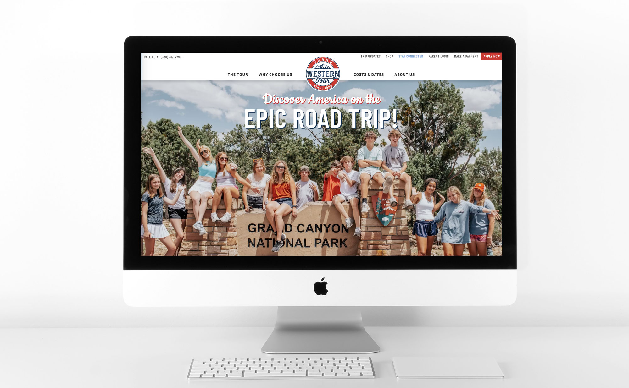 wordpress website design for summer tours