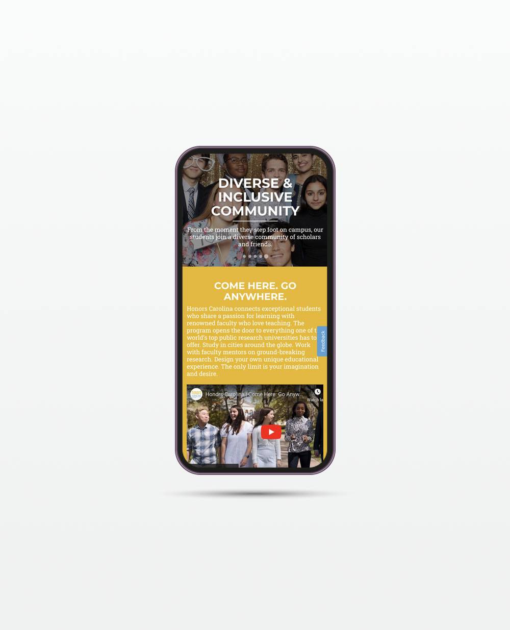 wordpress theme design for universities