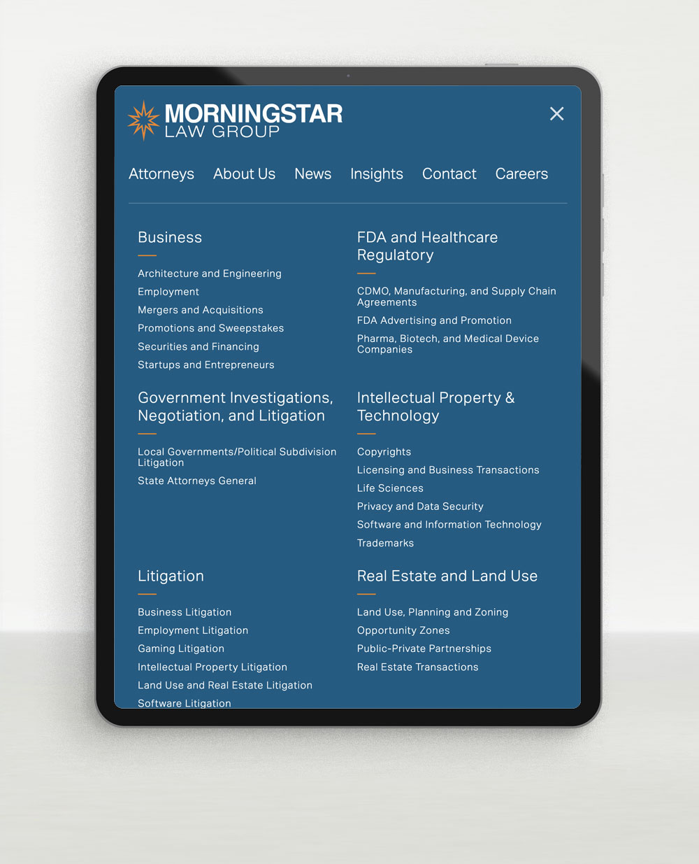 lawyer website design