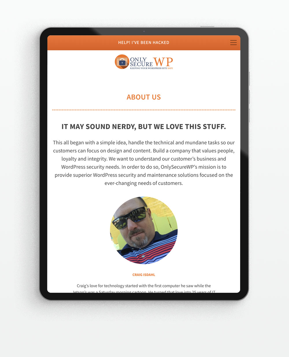 wordpress design for IT companies