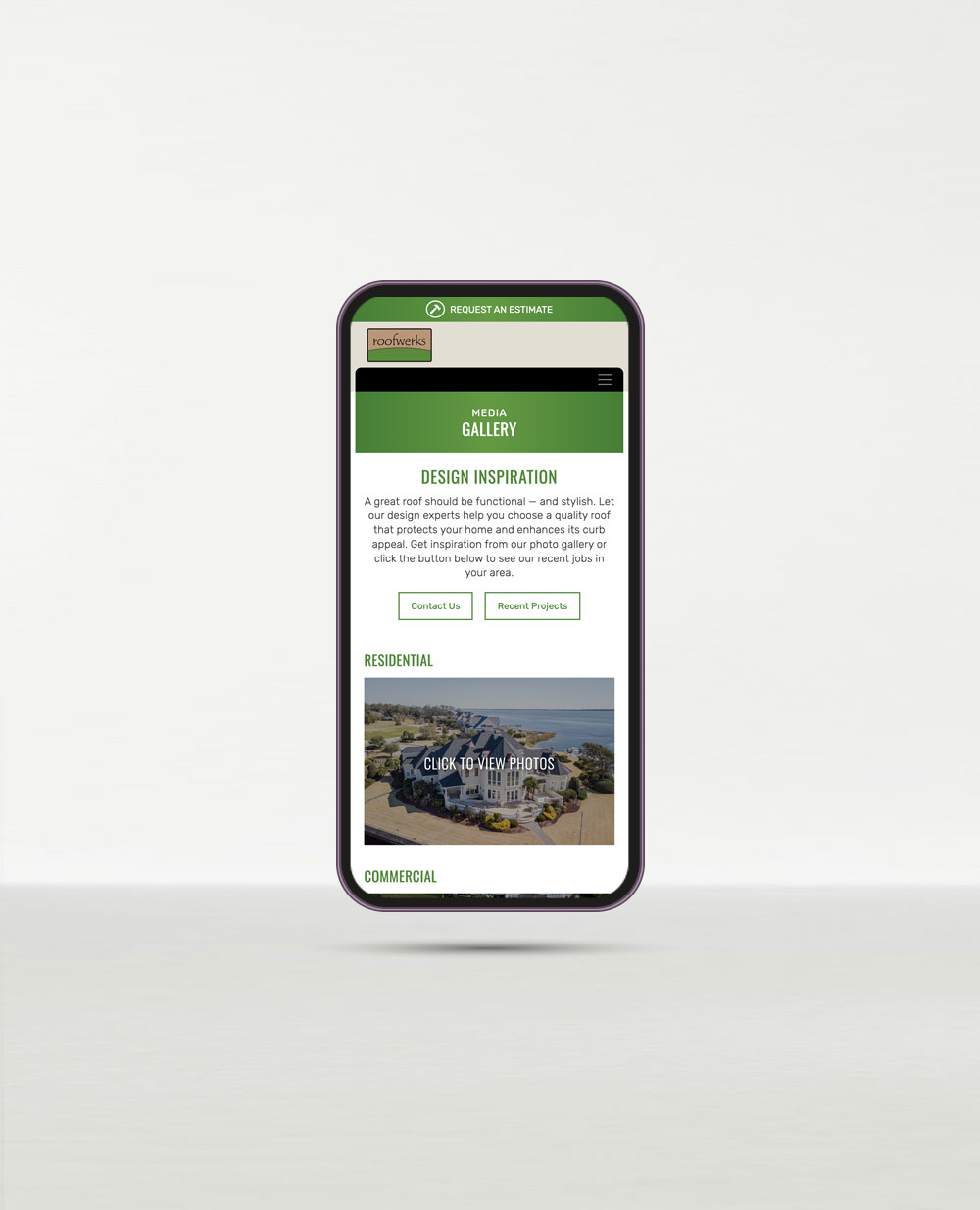 website design and development for home improvement