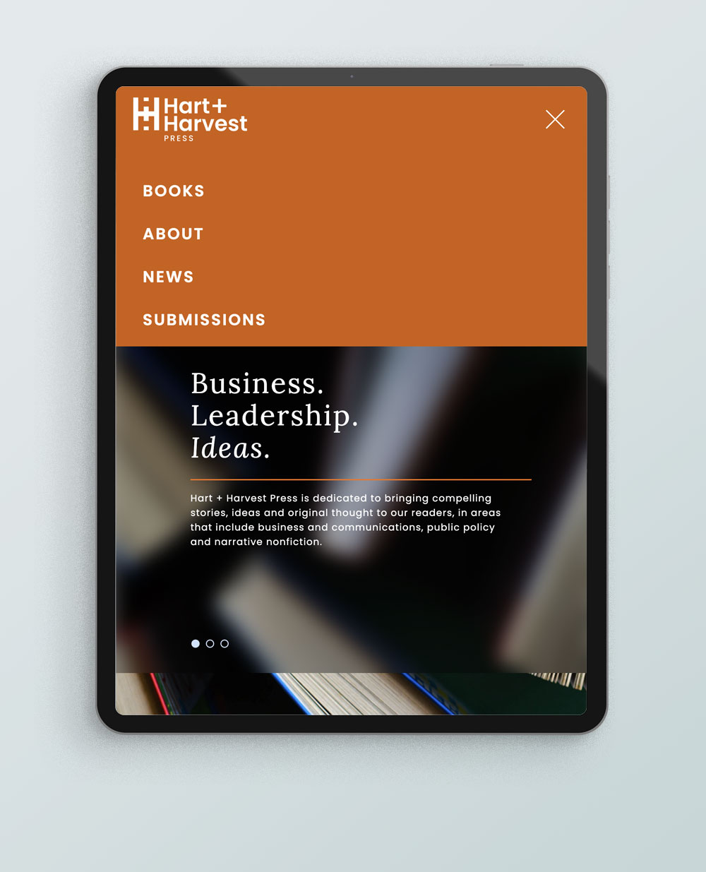 book website development