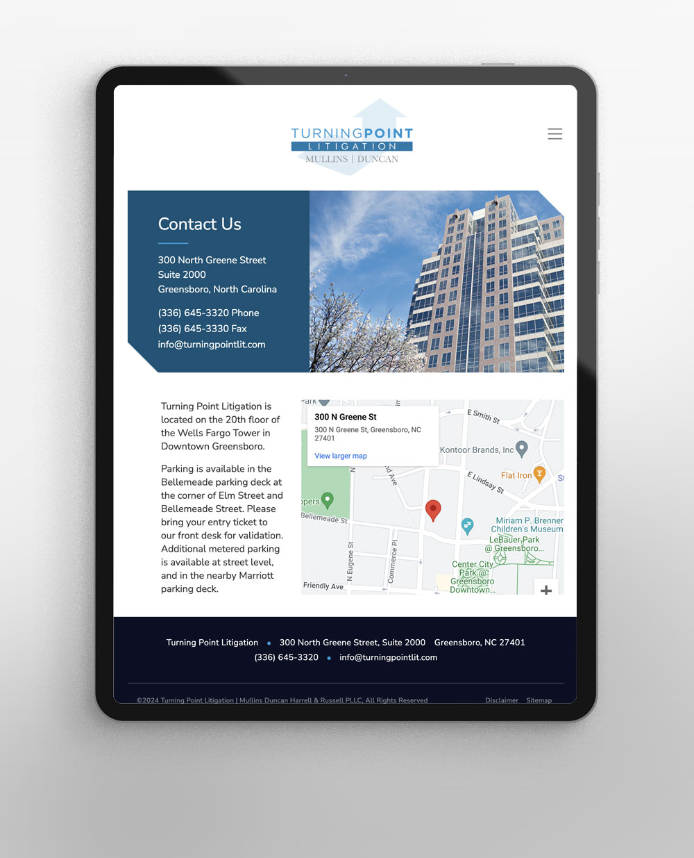 top law firm website design