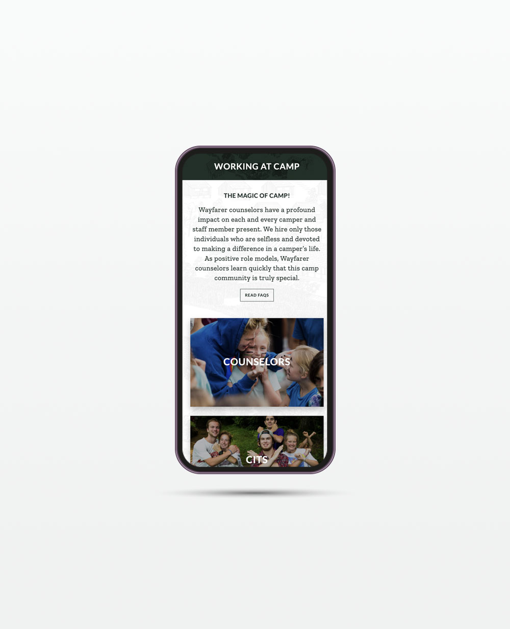 custom wordpress theme for summer camps