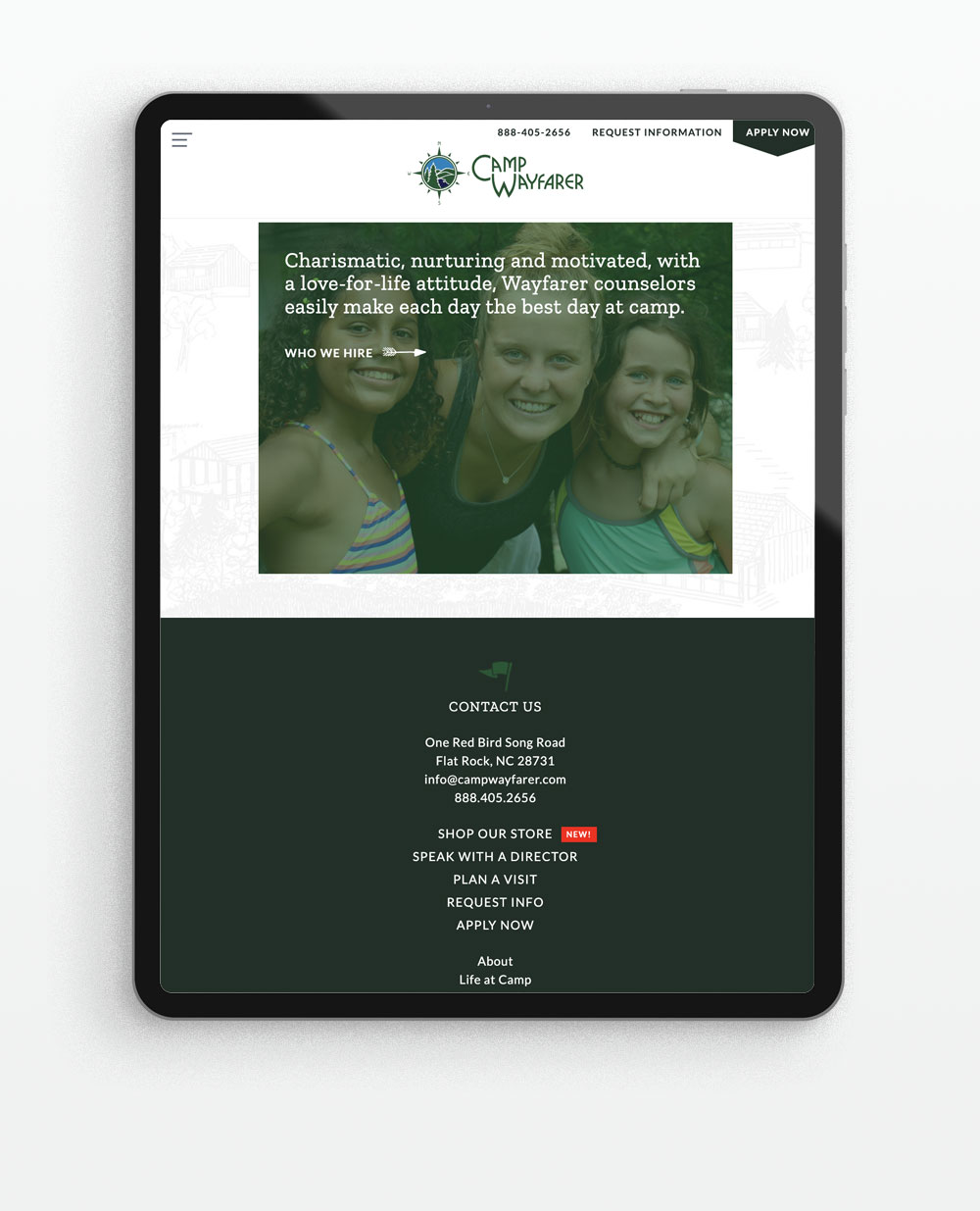 summer camps web development